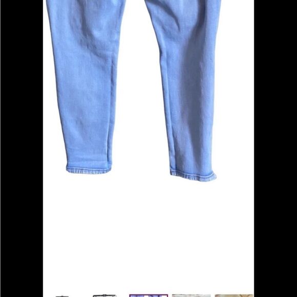 Cotton On Mid Grazer Skinny Jeans with Exposed Button Fly. Size 8. - Picture 6 of 8